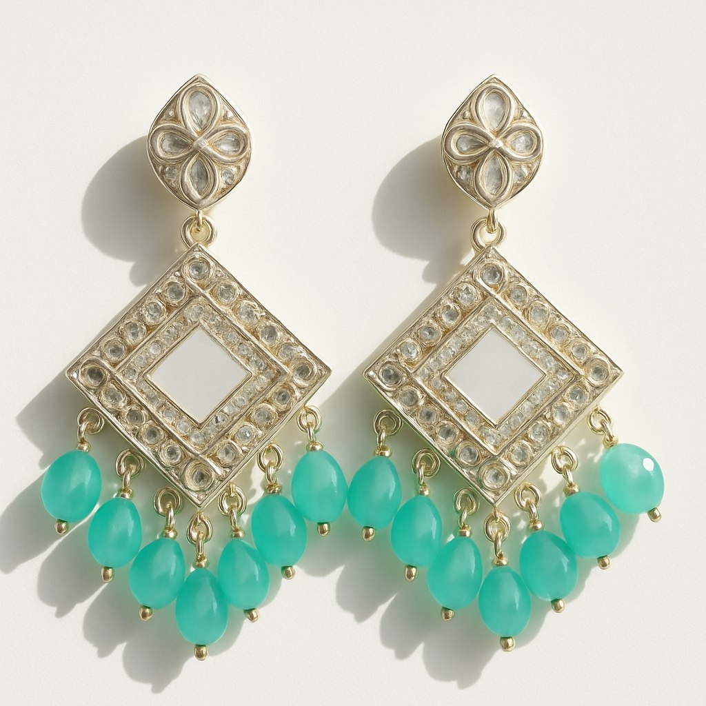 Premium Crystal Studded Trendy Earring for Women & Girls