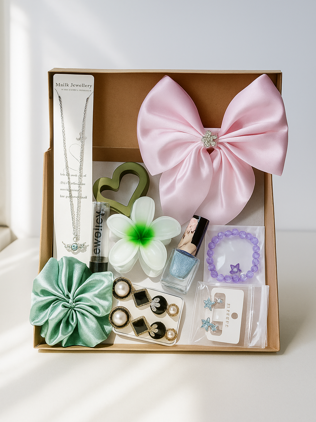 A minimal gift hamper for girls/women