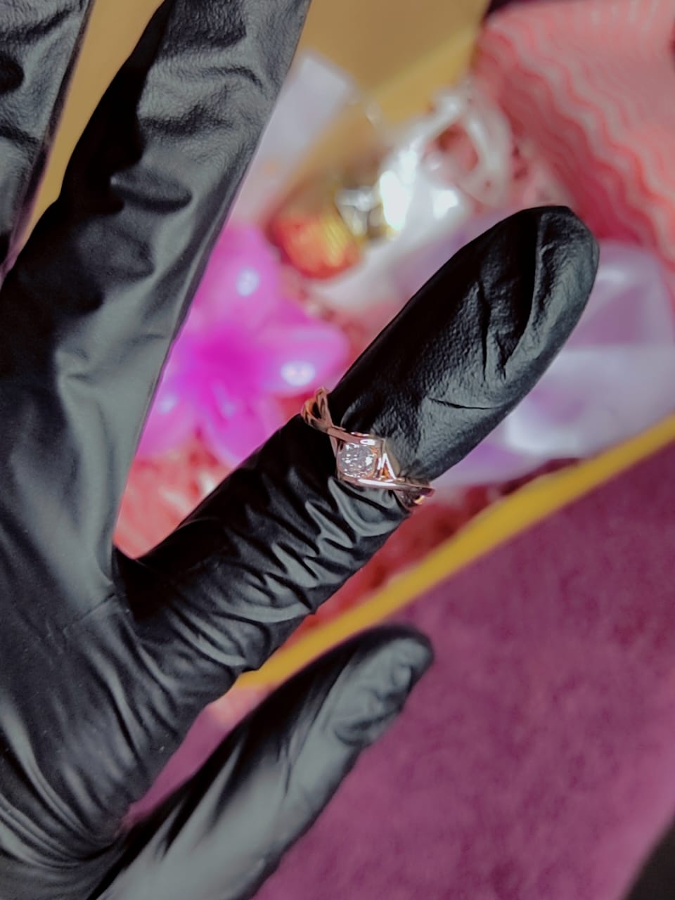 Hair Accessories Set - Clips, Bow & Ring