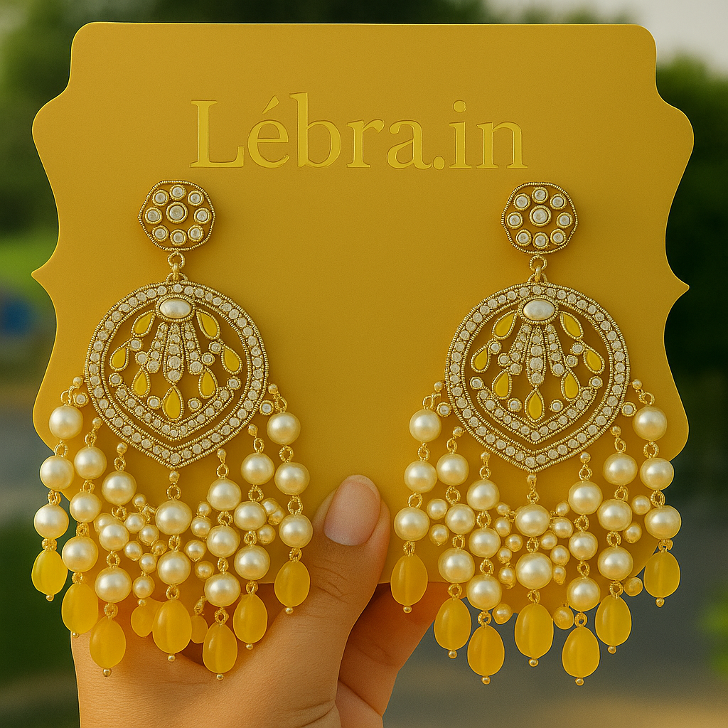 Traditional Chandbali Earrings in 5 colors